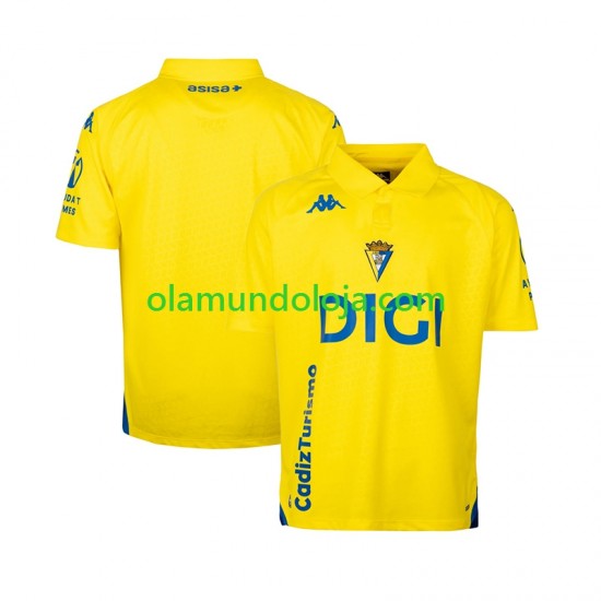 Camisola Cádiz CF Homem Equipamento Primeiro 2026-2027 Manga Curta